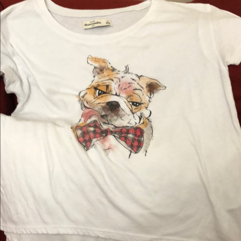 abercrombie kids dog tee